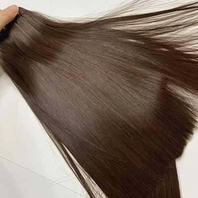 # 4 Βιετναμέζικες δέσμες μαλλιών ίσια ανθρώπινα μαλλιά υφαντό διπλό τραβηγμένο οστό
