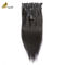 Remy 24 ιντσών Κλιπ σε Hair Extensions 100% Virgin σε χύδη OEM
