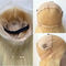 Πλήρη μπροστινή δαντέλα 613 ανθρώπινα μαλλιά περούκα ευθεία χωρίς κόλλα ξανθιά