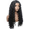Χωρίς κόλλα Προσαρμοσμένα ανθρώπινα μαλλιά περούκες Kinky Curl υφή Προεπιλεγμένη