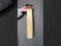 Εργοστασιακή Προμήθεια Παρθένα Ανθρώπινα Μαλλιά Extensions Pre-Bonded Flat Tip Extensions