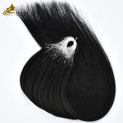 ποιότητας  Straight Pre Bonded Nano Human Hair Extensions Microrings Extensions OEM εργοστάσιο