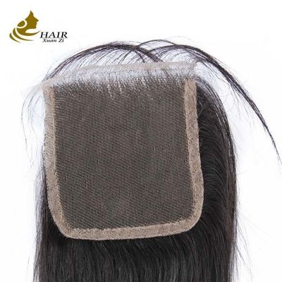 Βραζιλιανό Ελβετικό Virgin Human Hair Lace Closure 4x4 7x7