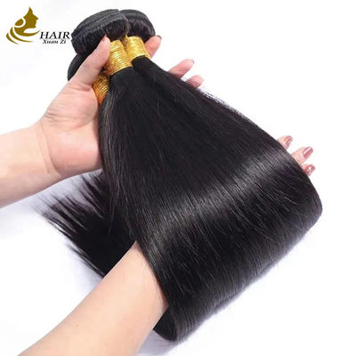 Βάση 12Α Βραζιλιάνος Ινδός 100% Raw Remy Virgin Human Hair Extension Φυσικό Μαύρο