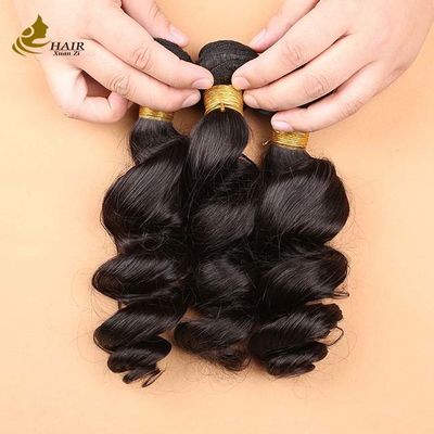 Φυσικό μαύρο Remy Human Hair Bundles εγγυημένη φυσική κομψότητα