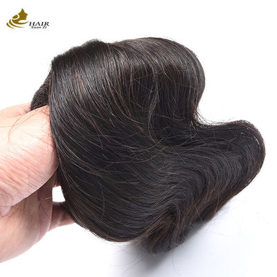 Ινδική επιλογή Βραζιλίας Remy Human Hair Bundles σε φυσικό μαύρο
