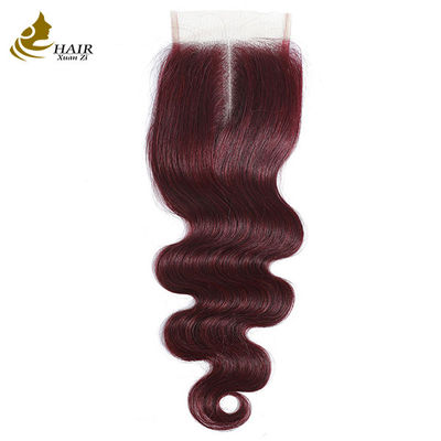 Virgin Ombre 99j Body Wave Ανθρώπινα μαλλιά Δαντέλα Κλείσιμο με μαλλιά μωρού