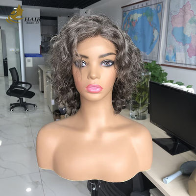 Προσαρμοσμένο Gery 5*5 HD Body Wave Χωρίς κόλλα μετάξι Top Full Lace Wig