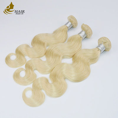 Σώμα κύμα ξανθιά σκιά Remy Hair Extensions 22 ίντσες