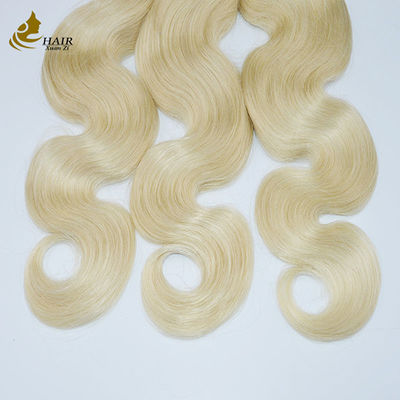Σώμα κύμα ξανθιά σκιά Remy Hair Extensions 22 ίντσες
