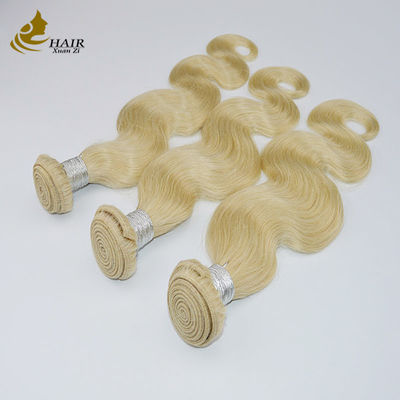 Σώμα κύμα ξανθιά σκιά Remy Hair Extensions 22 ίντσες