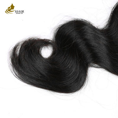 Ακατέργαστη Βραζιλιάνα Ινδική Remy Hair Bundles Φυσικό κύμα 20 ιντσών