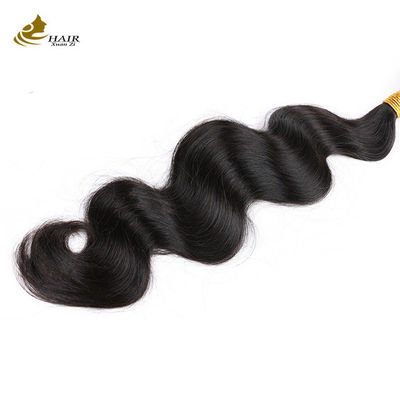 Ακατέργαστη Βραζιλιάνα Ινδική Remy Hair Bundles Φυσικό κύμα 20 ιντσών