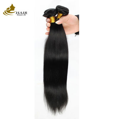 100g Παρθένες Επέκτασης Ανθρώπινων Μαλλιών Natural Black Straight με Κλείσιμο