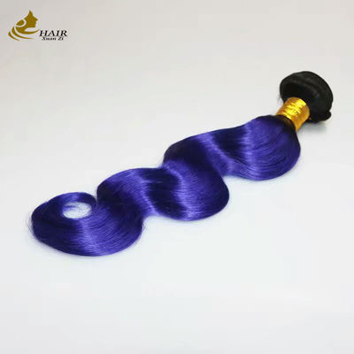 Χρωματιστές δέσμες Remy Ombre Ανθρώπινες επεκτάσεις μαλλιών διπλή σχεδίαση