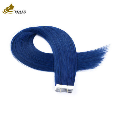 Χωρίς μπέρδεμα Invisi Tape In Hair Extensions χρωματισμένα μαλακά μεταξένια