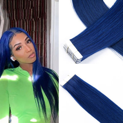 Χωρίς μπέρδεμα Invisi Tape In Hair Extensions χρωματισμένα μαλακά μεταξένια