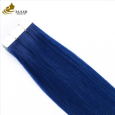 Χωρίς μπέρδεμα Invisi Tape In Hair Extensions χρωματισμένα μαλακά μεταξένια