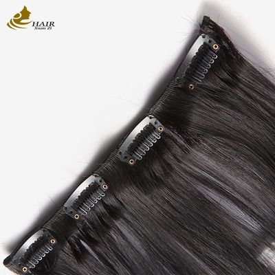 Remy 24 ιντσών Κλιπ σε Hair Extensions 100% Virgin σε χύδη OEM