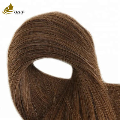 100% Virgin Human Nano Micro Ring Hair Extension Καφέ χρώμα
