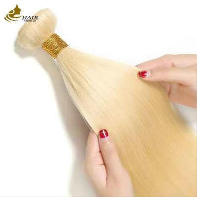 Ακατέργαστο 613 Virgin Blonde Brazilian Human Hair Bundles