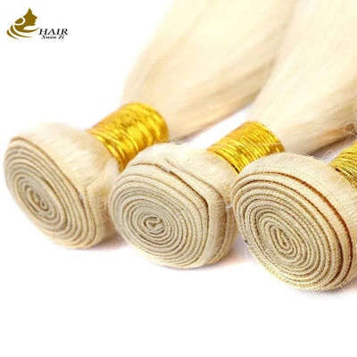 Ακατέργαστο 613 Virgin Blonde Brazilian Human Hair Bundles