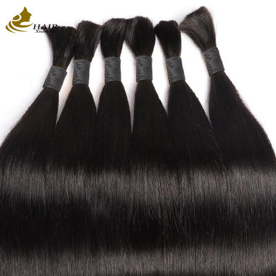 Χονδρική πώληση πρώτων υλών 100% παρθένων βραζιλιανών/μαλαισιανών/ινδικών/περουβιανών ανθρώπινων πλέξιμων μαλλιών χύδην