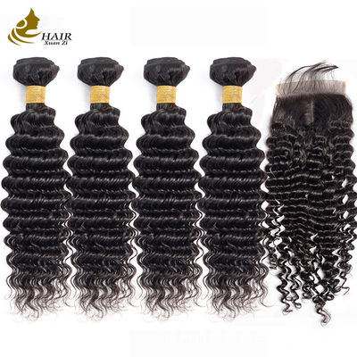 Χονδρεμπόριο Pixie Curl Hair Weaving Natural Black Indian Remy Ανθρώπινα μαλλιά