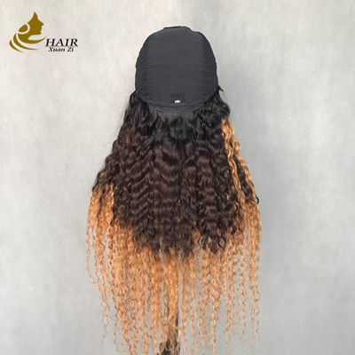 Παρούκα Γυναίκα Μακρύ Κουροειδές κύμα 1b/4/27 χρωματιστά ανθρώπινα μαλλιά U-σχήμα Παρούκα