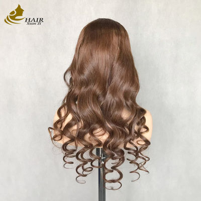 Χονδρική Πώληση Εργοστασίου Υψηλής Ποιότητας Προσαρμοσμένη Προσφορά Σούπερ Χαμηλή Τιμή Χονδρικής Πώλησης Μπροστινή Περουκα Λέις Χαϊλάιτ Χρώμα Πιάνου Πραγματική Περουκα