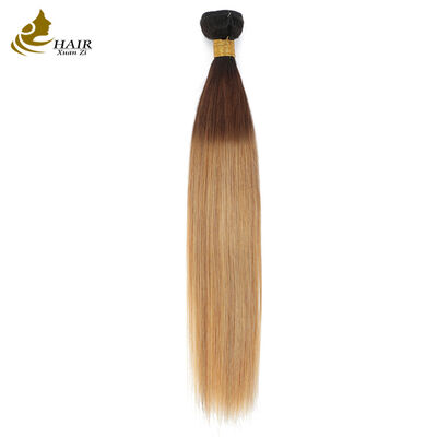 Factory Supplied 1B/27# Color 100% Human Hair Extension Virgin Human Hair Bundles For Sale